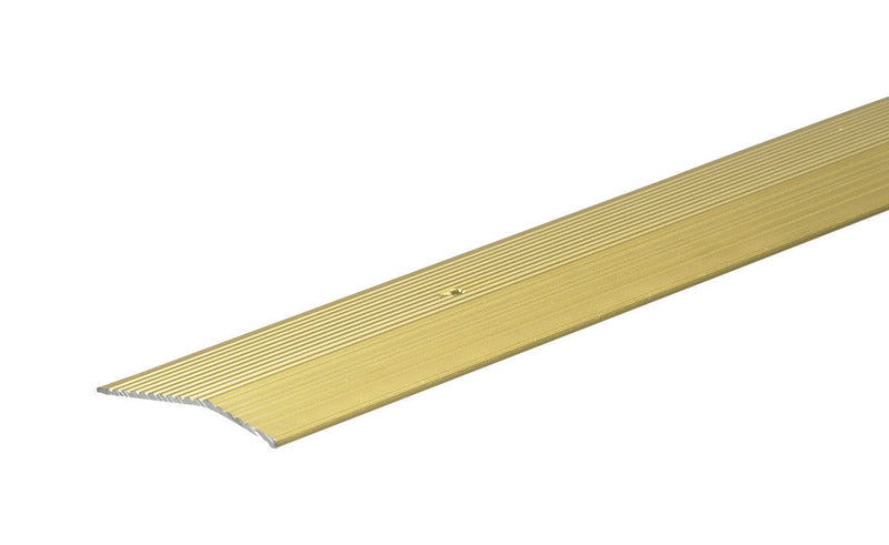 Frost King 2 in. W x 36 in. L Satin Gold Aluminum Carpet Joiner