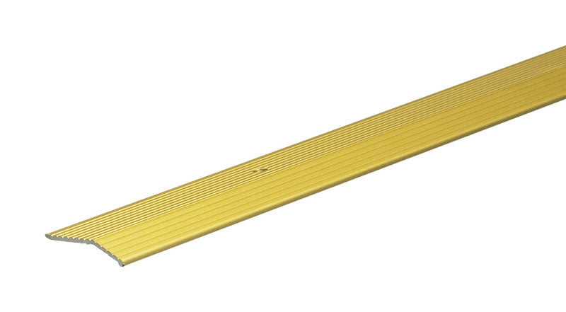 Frost King 0.63 in. W x 36 in. L Satin Gold Aluminum Carpet Joiner