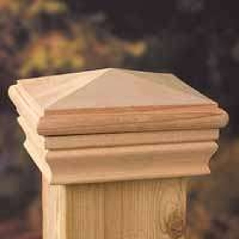 Deckorators 72889 Newport High Pyramid Treated Post Cap