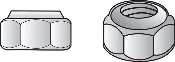 Hillman 829722 5/16-18 SS NYLN Lock NUT, Pack of 1 0829722