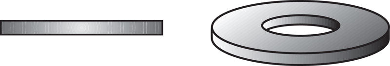 Hillman 830502 Flat Washer, No Size, Stainless-Steel