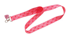 Hillman Breast Cancer Awareness Polyester Multicolored Decorative Key Chain Lanyard 712180 (6-Pack)