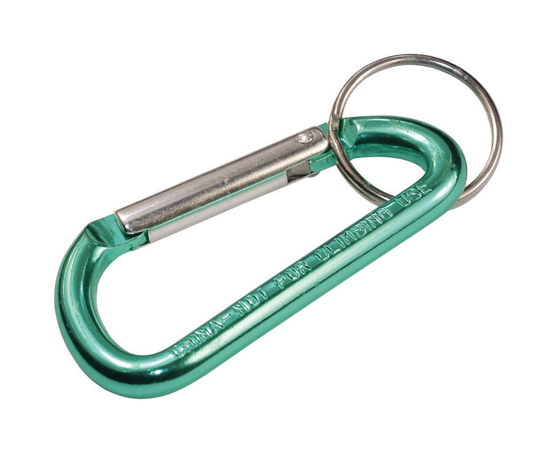 Hillman Aluminum Multicolored Carabiner Clip Hook Key Chain - Case of: 3636