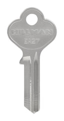 Hillman 85006 brass single sided universal house and office key blank