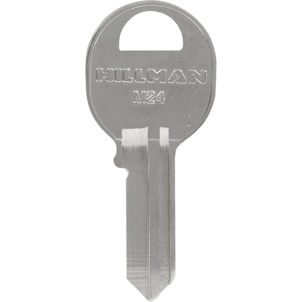 Hillman M-24/600A Master Blk (S)10 Universal Key Blank Brass 85901 (10-Pack)