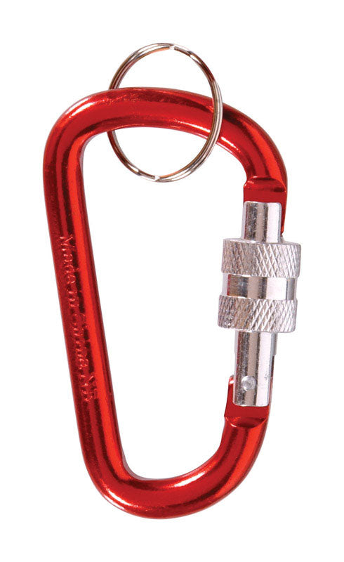 Hillman Aluminum Multicolored Carabiner - Case of: 2525 706649 (25-Pack)