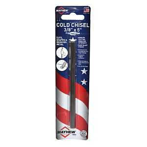 Mayhew Select 10302 3/8-by-5-Inch Carded Cold Chisel , Black