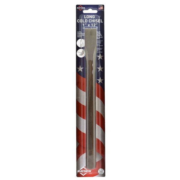 Mayhew Select 12402 1-by-12-Inch Carded Cold Chisel
