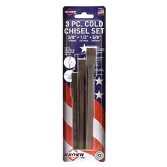 Mayhew Select 89062 Carded Cold Chisel Set, 3-Piece