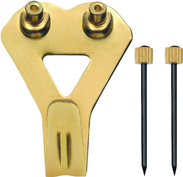 OOK/IMPEX SYSTEMS GROUP 50025 Series 3PC 50LB Picture Hanger, Gold