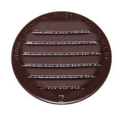 MAURICE FRANKLIN LOUVER RLB-100 3 Mini Louver (4 Pack), 3", Brown