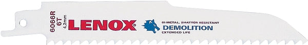Lenox Blade Recip 6"6T Demoltn 205126066R