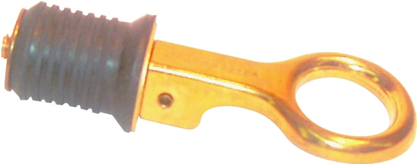 United States Hardware Plug Drain Brass Handle 1 Inch M-003C