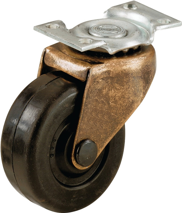 Shepherd Hardware 9346 2-Inch Medium Duty Plate Caster, 2-Pack