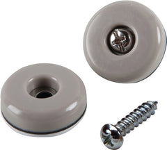 Shepherd Hardware 9454 2-1/2-Inch Round, Adhesive Slide Glide Furniture Sliders, 4-Pack