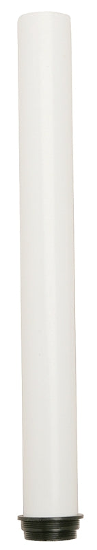 Plumb Pak PP835-61 Overflow Tube, 1-1/8 In Od X 10 In L, Plastic, 1 x 10/1-1/8 x 10, White