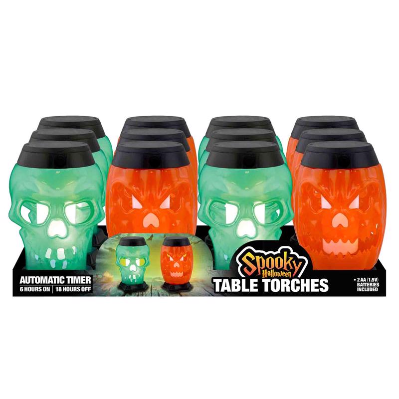 MAGIC SEASONS 768034 Spooky Halloween Decor, 6 Inch (Pack of 12)
