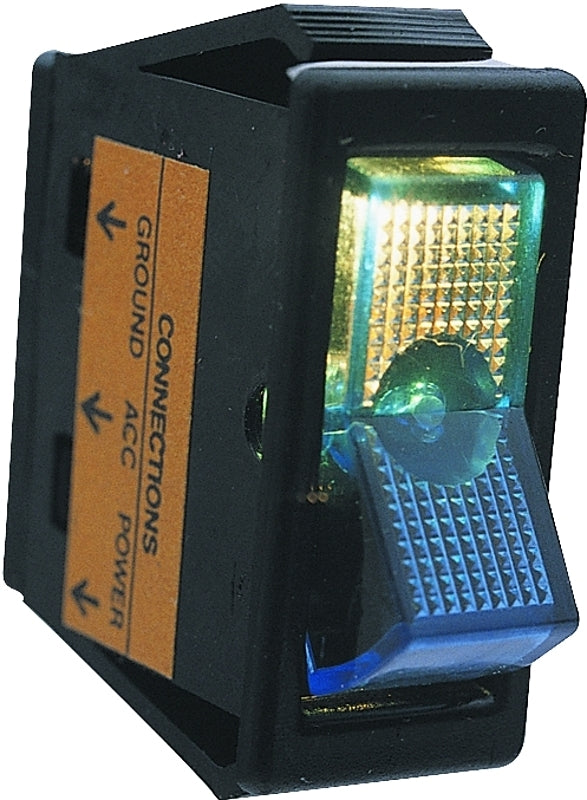 Calterm 40340 Switch, Rocker, Glow, Blue