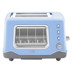 Rise By Dash RCVT200GBSK02 Metal Blue 2 slot Toaster 7.9 in. H X 12.2 in. W X 9.5 in. D