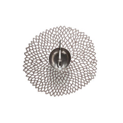 Chilewich 100142-002 TerraStrand Gunmetal Vinyl Placemats 15 in. L X 14 in. W