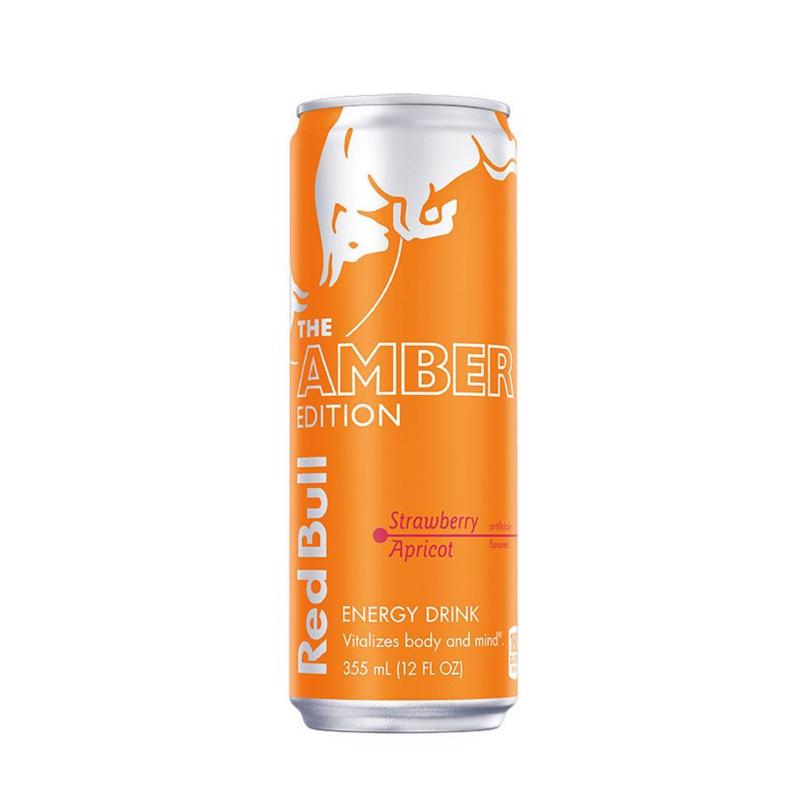 Red Bull Energy Drink, Amber Edition Strawberry Apricot, 12 fl oz