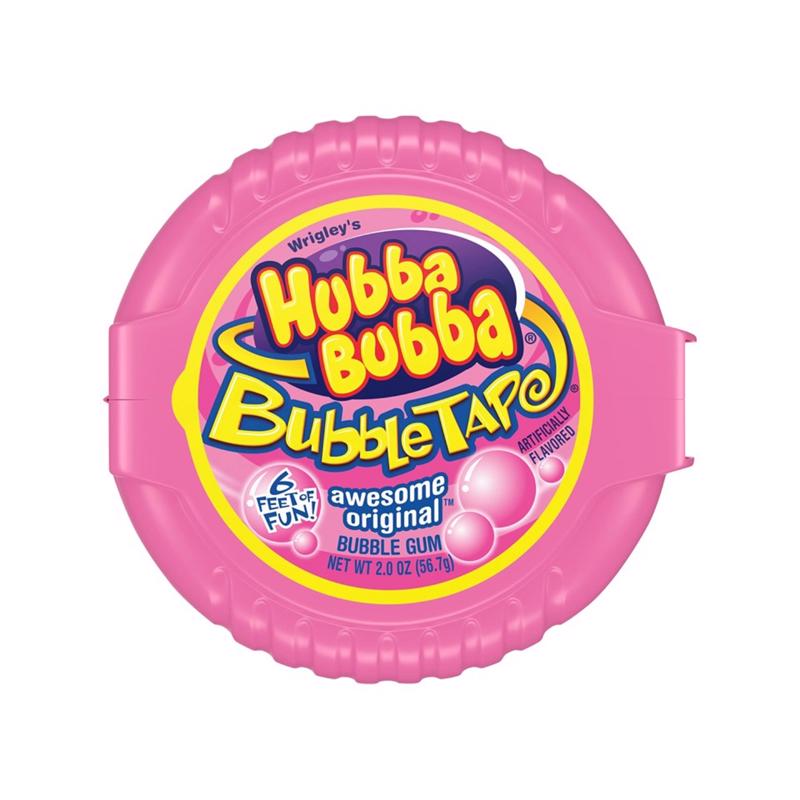 HUBBA BUBBA Gum Tape - Original Bubble Gum Pack, 2 oz, Pack of 1