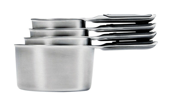 OXO Good Grips 4 Piece Stainless Steel Measuring Cups with Magnetic Snaps 11132000