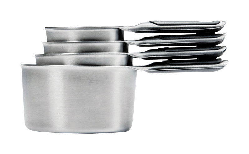 OXO Good Grips 4 Piece Stainless Steel Measuring Cups with Magnetic Snaps