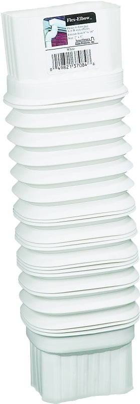 AMERIMAX HOME PRODUCTS 37084 2x3 Flex Elbow, White