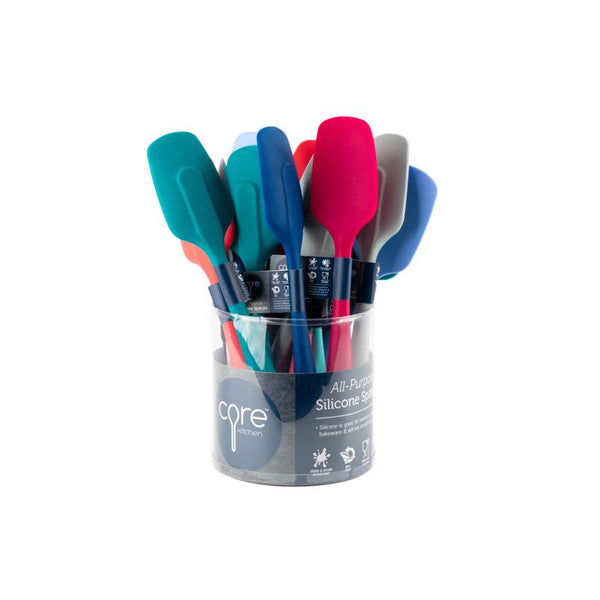 Core Kitchen CDU21306-TV All-Purpose Silicone Spatula - Quantity 18 AC54067 (18-Pack)