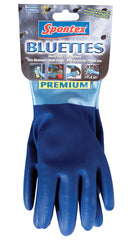 SPONTEX 20005 Household Gloves, X-Large, Blue 34331129
