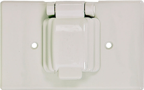 Eaton Cooper Wiring Devices Single Receptacle/Switch Cover S1961W-SP