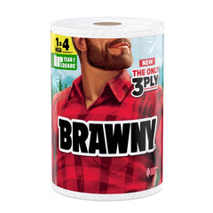 Brawny 44672 Paper Towels, White