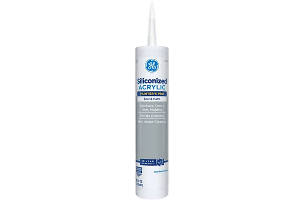 GE Sealants GE Painter's Pro Seal & Paint Clear, 10.1 fl oz, Cartridge 2733636