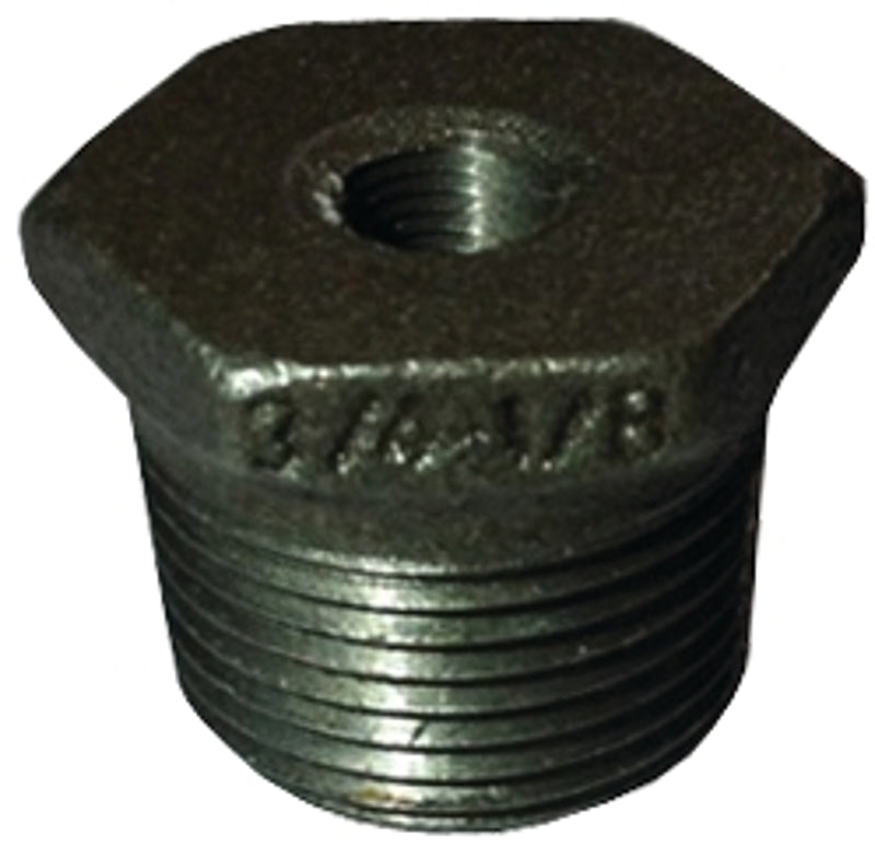 Bushing Black Hex 3/4x1/8