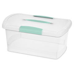 Sterilite 7.125 in. H x 9.75 in. W x 15.25 in. D Stackable Storage Box 18748606 (6-Pack)