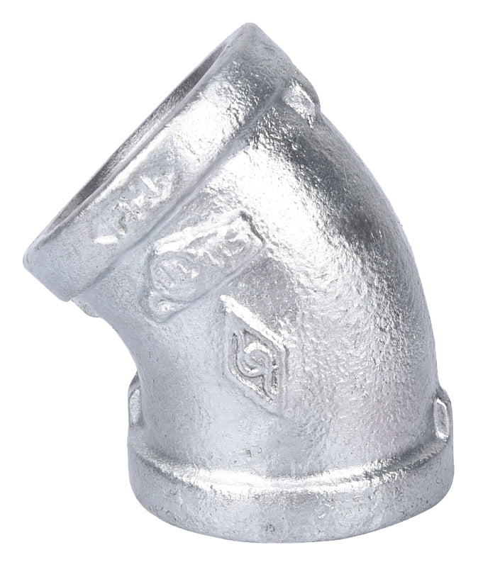 WORLDWIDE SOURCING, Elbow 45deg Galv 1in, EA