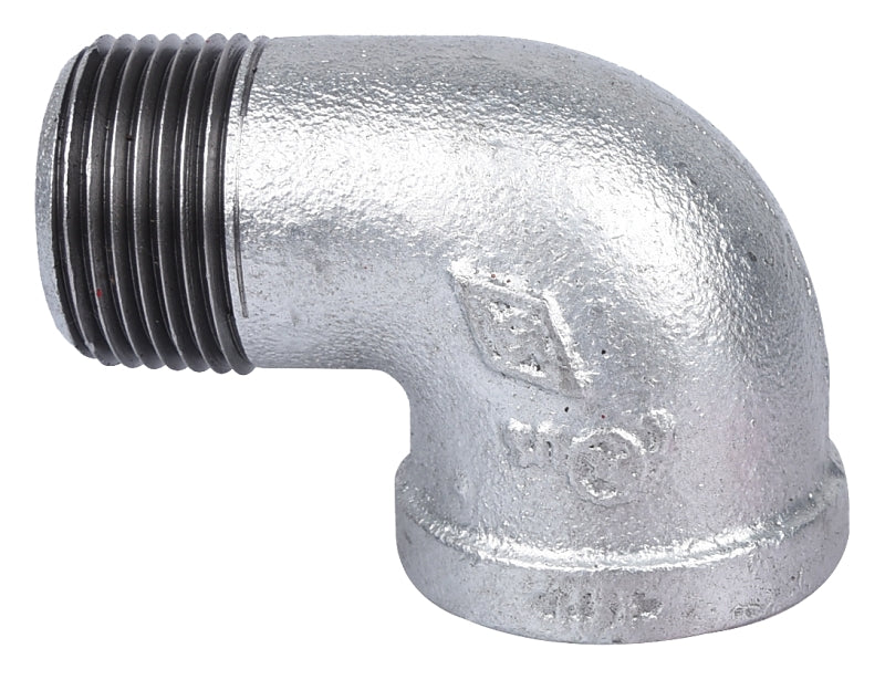 WORLDWIDE SOURCING, Elbow Street 90deg Galv 1in, EA