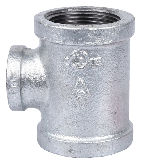 ProSource Worldwide Sourcing Ppg130r-32x20 Galvanized Malleable Reducing Tee 1-1/4"x3/4"