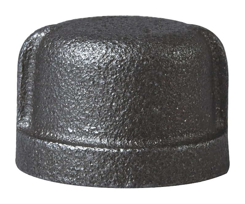 Cap Black Malleable 3/4