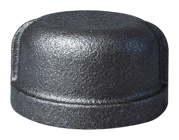 Worldwide Sourcing Prosource B300 40 Pipe Cap, 1-1/2 in, Threaded, Malleable Iron, 40 Schedule, 300 psi Pressure
