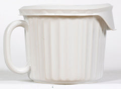 Corningware Plastic 20-Ounce Oven Safe Meal Mug with Vented Lid, French White 1035985