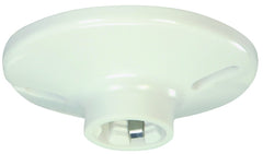 EATON Wiring S1174W-SP-L 660-Watt, 250-Volt Plastic One Piece Keyless Switch Ceiling Receptacle Lamp Holder, White