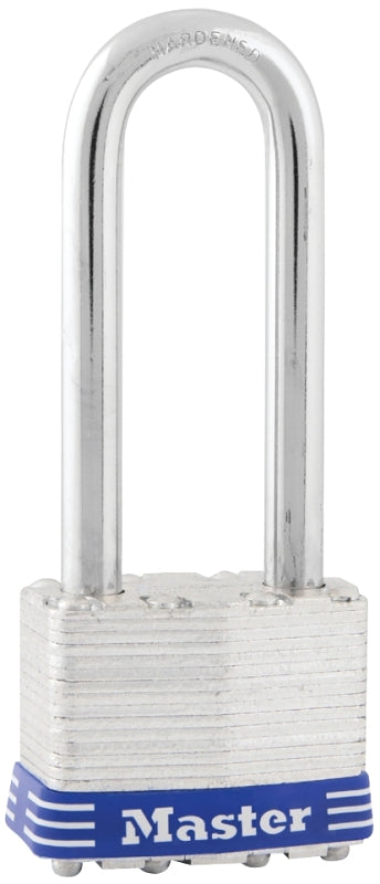 Master Lock 1-3/4" Maximum Security Laminated Padlock, with 2-1/2" Shackle 1DLJ