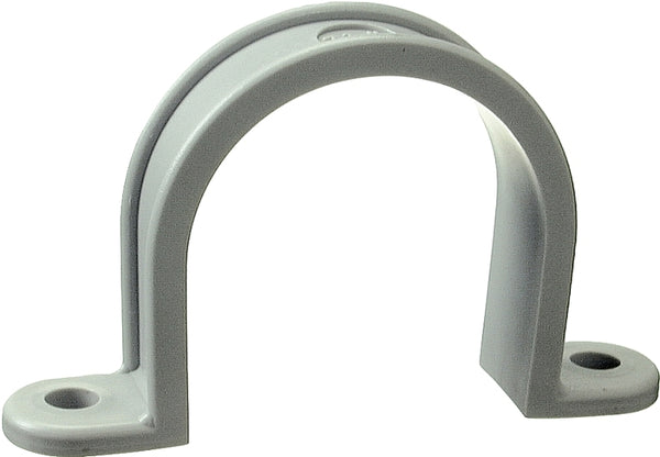 HALEX CO. 71220Bconduit Strap Halex Conduit Strap, 2-Hole, 2 In Opening, PVC, for Indoor Or Outdoor Applications
