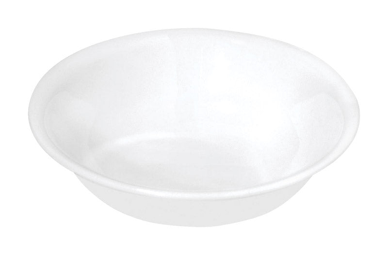 Corelle Small White Bowl, 10 Oz, Modern, Solid, Glass, Triple-ply Glass, Bowl, 5.5 x 1.25 Inches, Winter Frost White