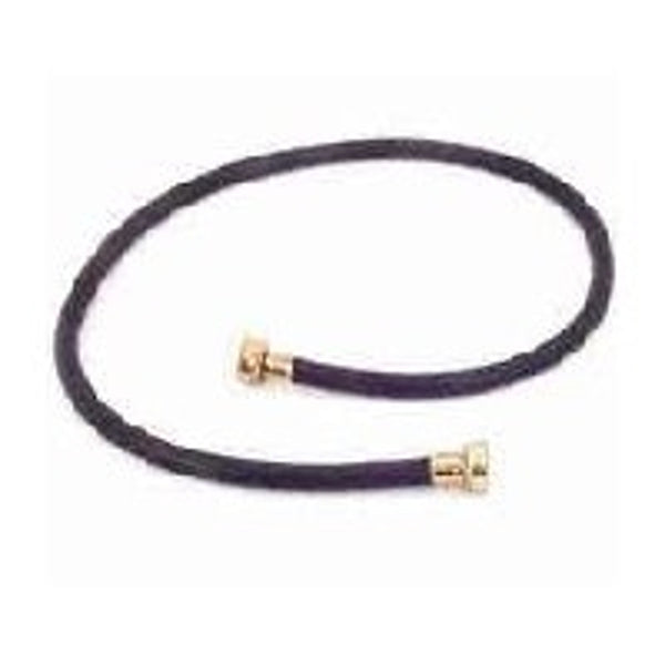 Plumb Pak PP850-7 Washing Machine Hose, 5 Ft, Female, Rubber, 5', Black