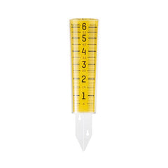 Taylor Precision Products 2702N ClearVu 6" Capacity Rain/Sprinkler Gauge, One Size, Clear