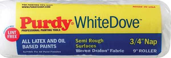 Purdy 144672094 White Dove Roller Cover, 9 inch x 3/4 inch 14G672094