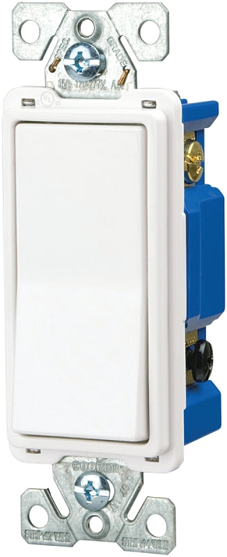 Arrow Hart Cooper Wiring Device 7504W-BOX 4-Way Decora Switch W/Ground White
